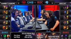 GMB vs ROC champion select